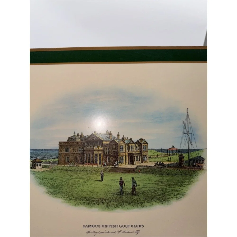St.Andrews Golf Course Collectible Placemat Made in England